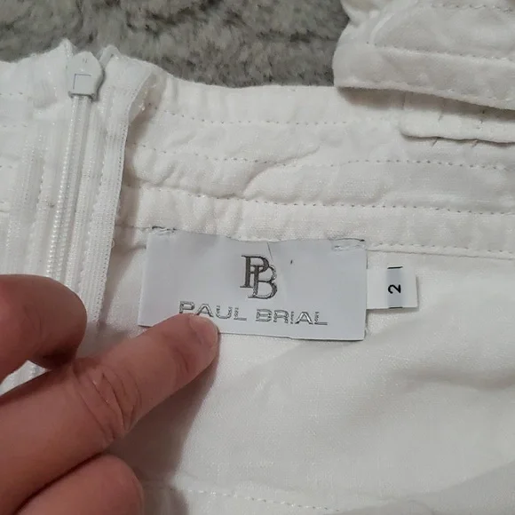 Paul Brial white linen dress - Picture 7 of 15